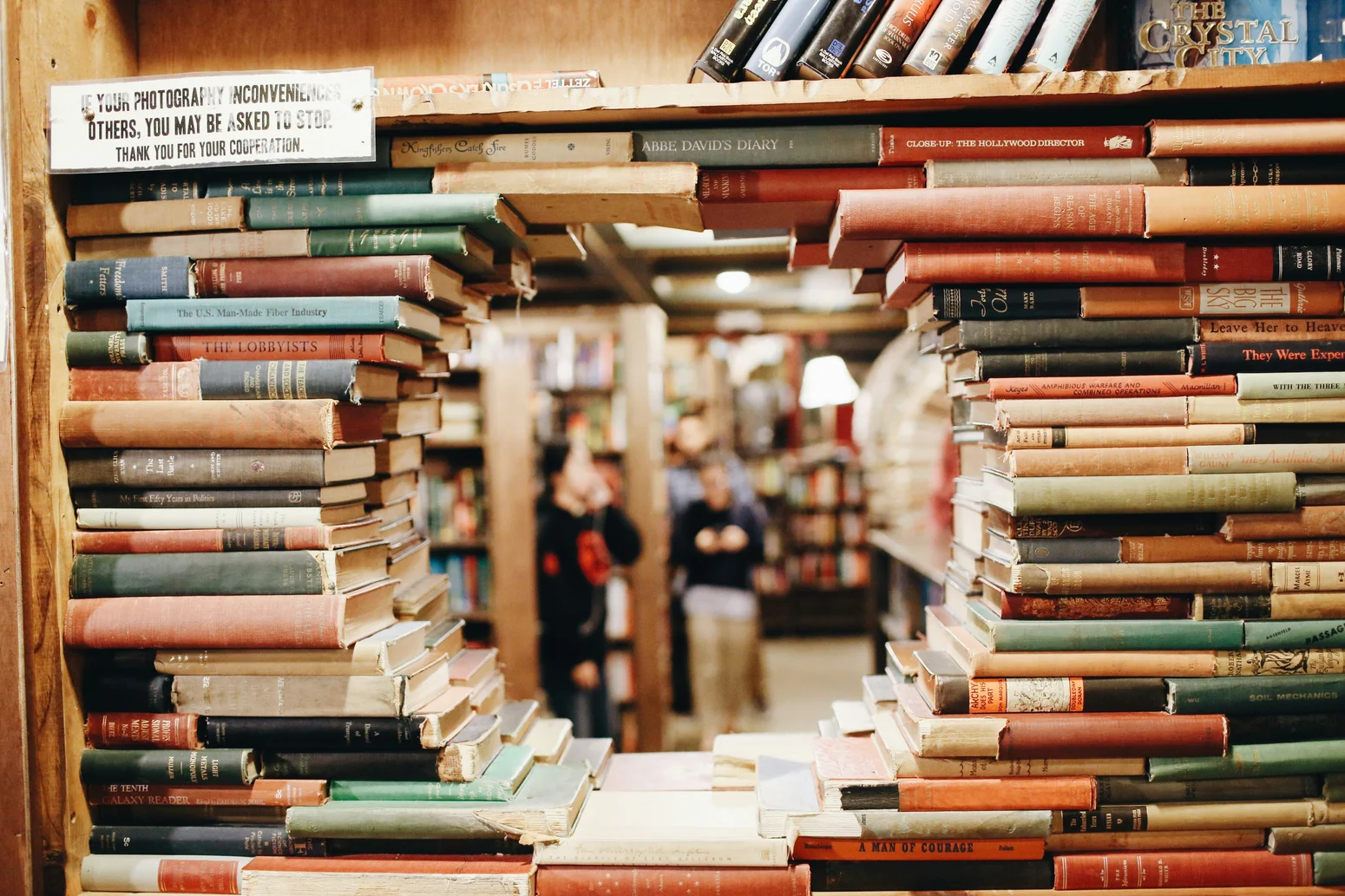 Hole in a bookshelf